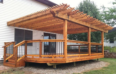 St. Louis wood deck instalation