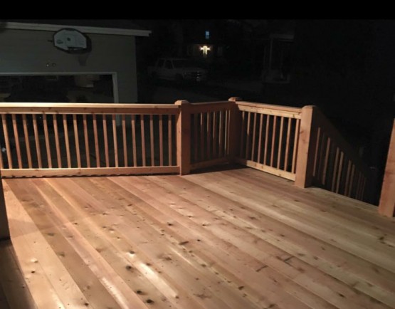 St. Louis wood deck installation