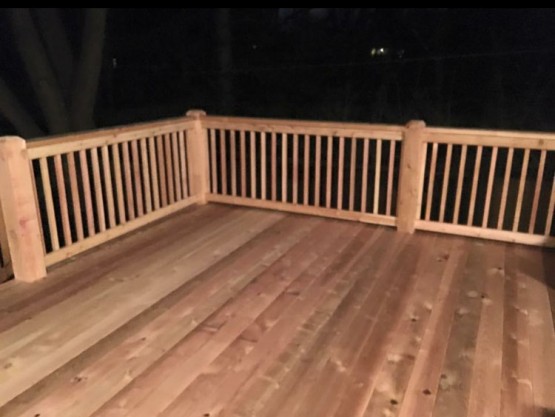 St. Louis wood deck installation