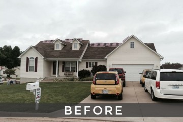 St. Louis shingle roof installation