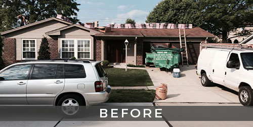 St. Louis roofing and siding remodel